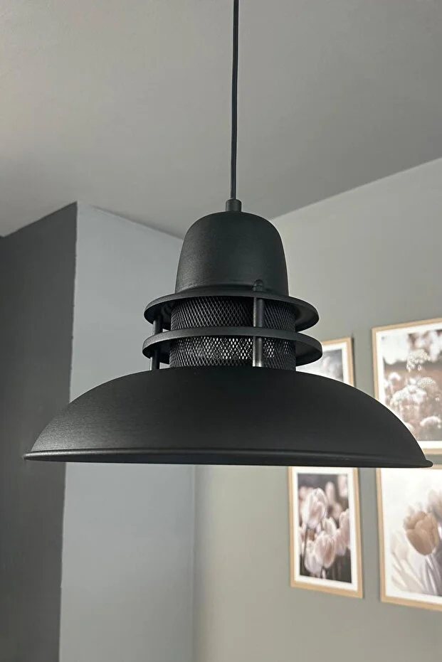 Fener Siyah Avize Tekli Sarkıt Mutfak Çocuk Odası Salon Masaüstü Lamba Aydınlatma Modelleri